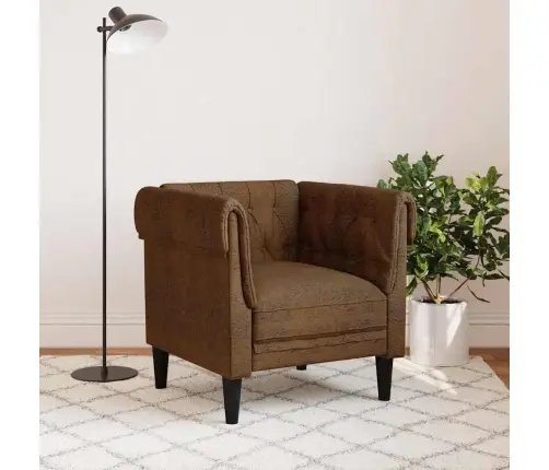 Česterfīlda Dīvāna Krēsls Brūna 78.5 X 74.5 X 74.5 Cm Vidaxl Česterfīlda Dīvāna Krēsls Brūna 78.5 X 74.5 X 74.5 Cm Vidaxl