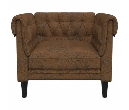 Česterfīlda Dīvāna Krēsls Brūna 78.5 X 74.5 X 74.5 Cm Vidaxl Česterfīlda Dīvāna Krēsls Brūna 78.5 X 74.5 X 74.5 Cm Vidaxl