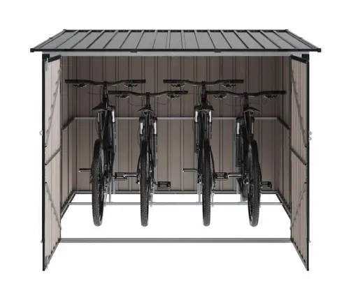 Velosipēdu Nojume 3 Pcs Antracīts 215 X 206 X 157 Cm Metāla Vidaxl