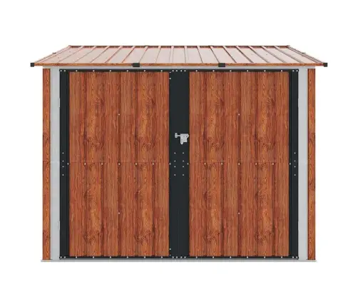 Velosipēdu Nojume 3 Pcs Brūna 215 X 206 X 157 Cm Metāla Vidaxl