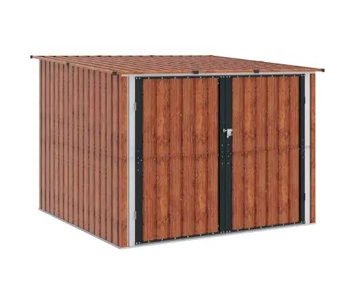 Velosipēdu Nojume 3 Pcs Brūna 215 X 206 X 157 Cm Metāla Vidaxl