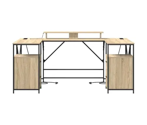 Galds Sonoma Ozols 182 X 101 X 87.5 Cm Inženierijas Koks Vidaxl