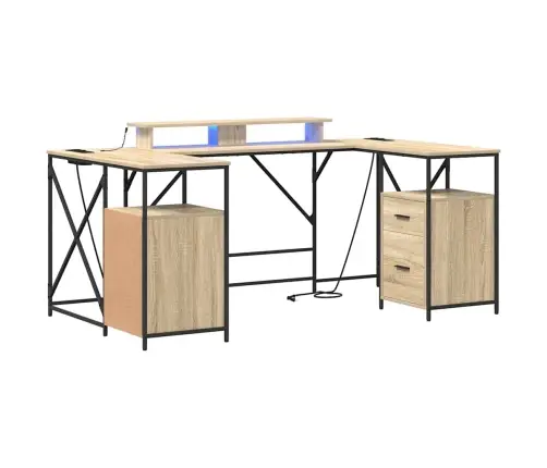 Galds Sonoma Ozols 182 X 101 X 87.5 Cm Inženierijas Koks Vidaxl