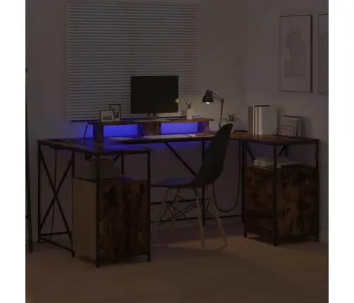 Galds Dūmu Ozols 182 X 101 X 87.5 Cm Inženierijas Koks Vidaxl Galds Dūmu Ozols 182 X 101 X 87.5 Cm Inženierijas Koks Vidaxl