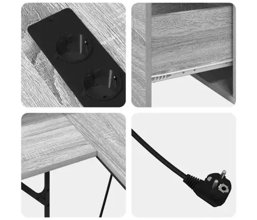 Laud Sahtliga Hall Sonoma 182 X 101 X 87,5 Cm Tehispuit