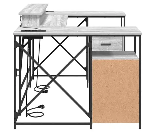 Laud Sahtliga Hall Sonoma 182 X 101 X 87,5 Cm Tehispuit