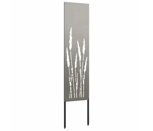 Dārza Dekoratīvais Panels Rūsa 32 X 140 Cm Novecināts Tērauds Vidaxl