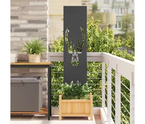 Sodo Privatumo Ekranas Gyvūnų Raštai Juoda 32 X 140 Cm