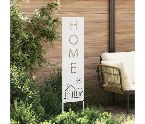 Sodo Privatumo Ekranas „Fretwork“ Balta 32 X 140 Cm