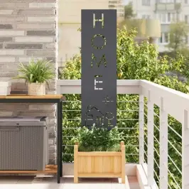 Sodo Privatumo Ekranas „Fretwork“ Antracitas 32 X 140 Cm