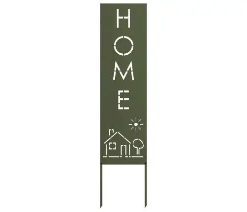 Dārza Privātuma Ekrāns Izriezts Raksts Olīvu Zaļa 32 X 140 Cm Vidaxl