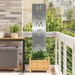 Dārza Privātuma Ekrāns Sudraba 32 X 140 Cm Nerūsējošs Tērauds Vidaxl