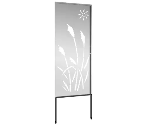 Sodo Privatumo Ekranas „Fretwork“ Sidabro 50 X 140 Cm