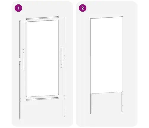 Sodo Privatumo Ekranas „Fretwork“ Juoda 50 X 140 Cm