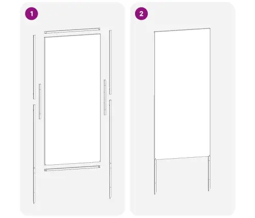 Aia Privaatsuse Kate Antratsiit 50 X 140 Cm Külmpruun Teras