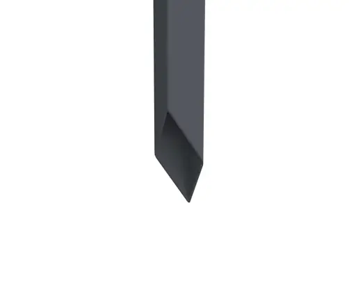 Dārza Privātuma Ekrāns Ziedu Raksts Antracīts 50 X 140 Cm Vidaxl