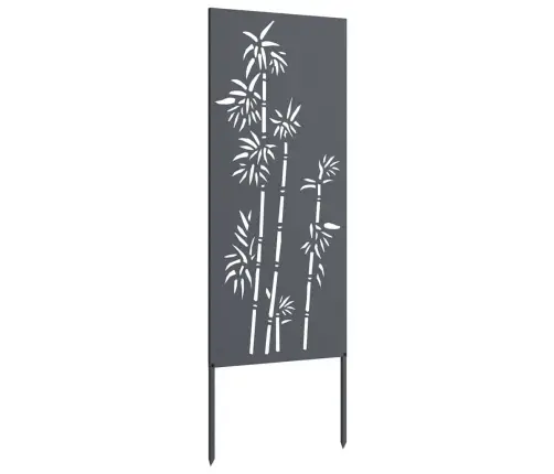 Dārza Privātuma Ekrāns Ziedu Raksts Antracīts 50 X 140 Cm Vidaxl