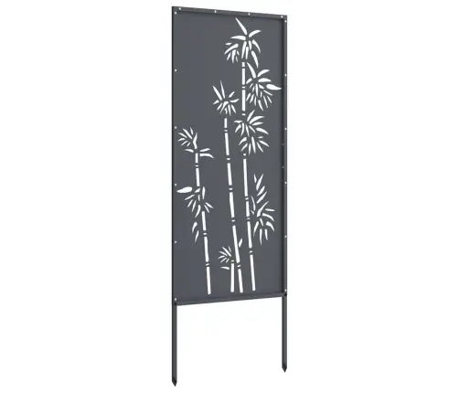 Dārza Privātuma Ekrāns Ziedu Raksts Antracīts 50 X 140 Cm Vidaxl