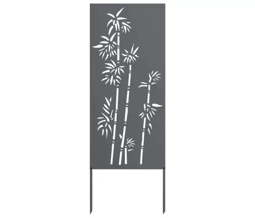 Dārza Privātuma Ekrāns Ziedu Raksts Antracīts 50 X 140 Cm Vidaxl