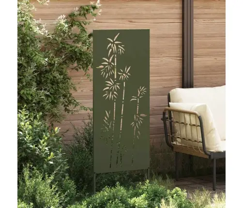 Sodo Privatumo Ekranas Gėlių Alyvuogių Žalia 50 X 140 Cm