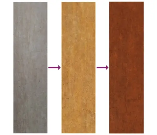 Dārza Privātuma Ekrāns Rūsa 50 X 140 Cm Novecināts Tērauds Vidaxl