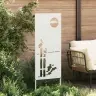 Dārza Dekoratīvais Panels Balts 50 X 140 Cm Vidaxl