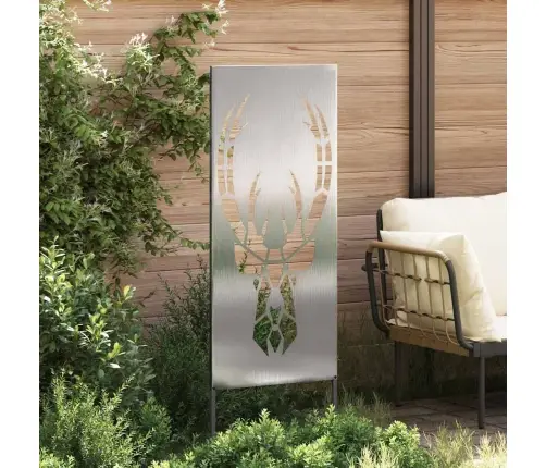 Sodo Privatumo Ekranas Sidabro 50 X 140 Cm Nerūdijantis Plienas