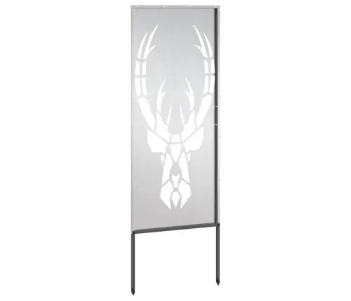 Sodo Privatumo Ekranas Sidabro 50 X 140 Cm Nerūdijantis Plienas