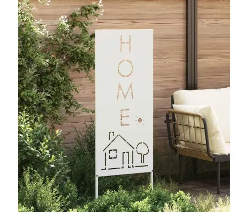 Sodo Privatumo Ekranas „Fretwork“ Balta 50 X 140 Cm