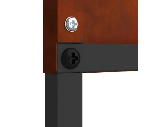 Dārza Dekoratīvais Panels Rūsa 50 X 140 Cm Novecināts Tērauds Vidaxl