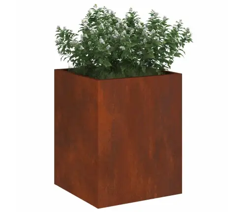 Dārza Stādītājs Rūsa 50 X 32 X 40 Cm Kortena Tērauds Vidaxl