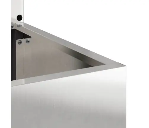 Aia Privaatsuse Kate Hõbe 32 X 140 Cm Roostevaba Teras