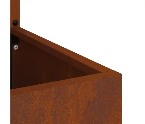 Dārza Stādītājs Ar Dekoratīvu Paneli Rūsa 32 X 140 Cm Vidaxl