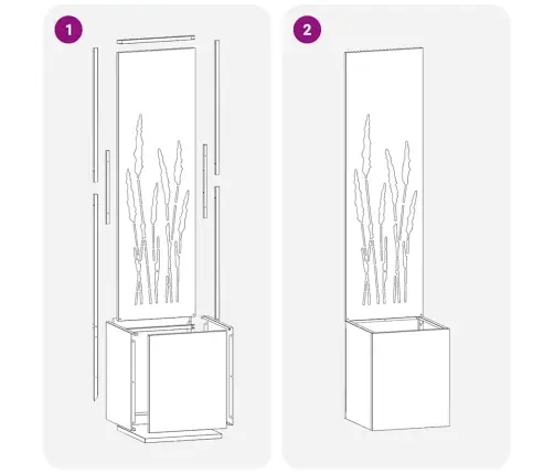 Aia Privaatsuse Kate Must 32 X 140 Cm Külmpruun Teras