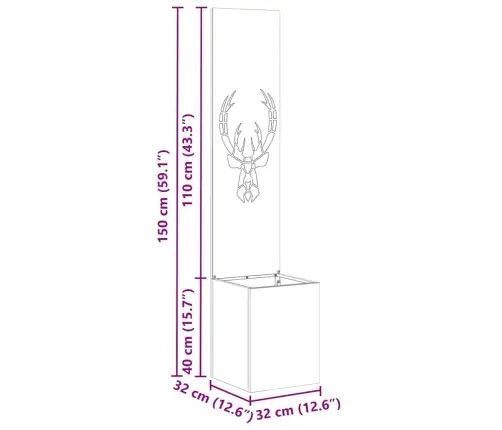 Dārza Privātuma Ekrāns Sudraba 32 X 140 Cm Cinkots Tērauds Vidaxl