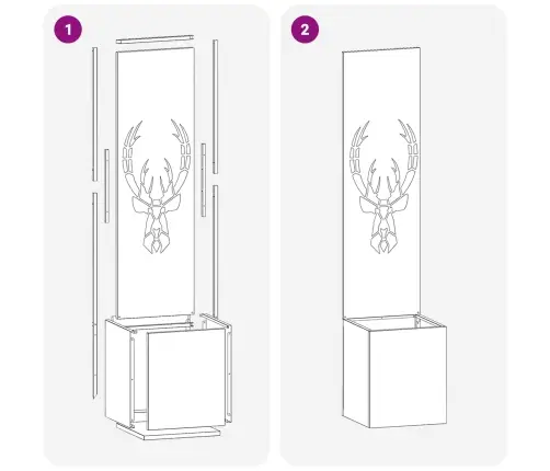 Aia Privaatsuse Kate Rooste 32 X 140 Cm Kulunud Teras