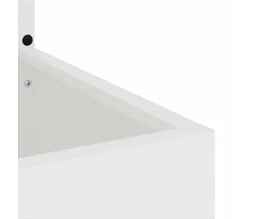 Dārza Privātuma Ekrāns Balts 32 X 140 Cm Auksti Velmēta Tērauds Vidaxl