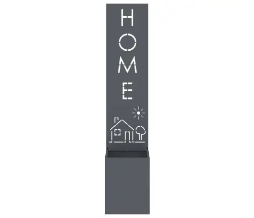 Dārza Privātuma Ekrāns Izriezts Raksts Antracīts 32 X 140 Cm Vidaxl