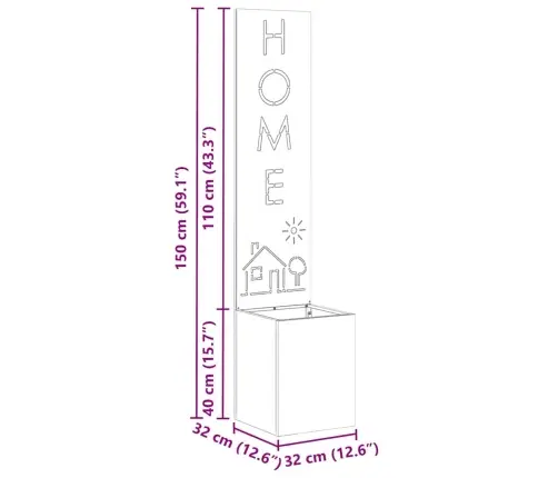 Dārza Privātuma Ekrāns Izriezts Raksts Antracīts 32 X 140 Cm Vidaxl