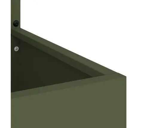 Dārza Privātuma Ekrāns Izriezts Raksts Olīvu Zaļa 32 X 140 Cm Vidaxl