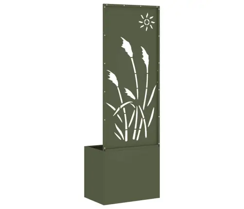 Aia Privaatsuse Kate Oliiviroheline 50 X 140 Cm Külmpruun Teras