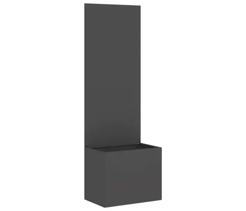 Dārza Stādītājs Ar Dekoratīvu Paneli Melna 50 X 140 Cm Vidaxl