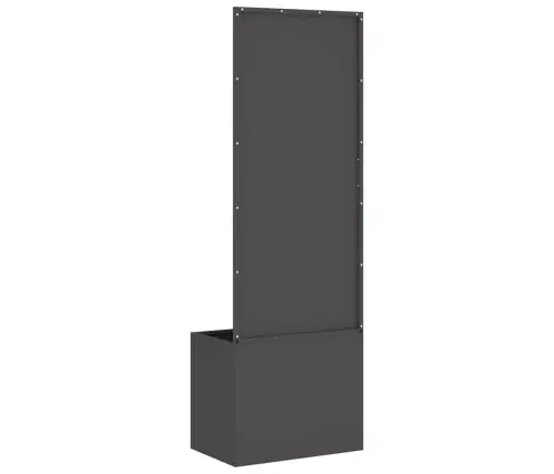 Dārza Stādītājs Ar Dekoratīvu Paneli Melna 50 X 140 Cm Vidaxl