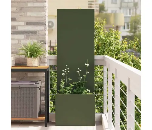 Sodo Privatumo Ekranas „Fretwork“ Alyvuogių Žalia 50 X 140 Cm