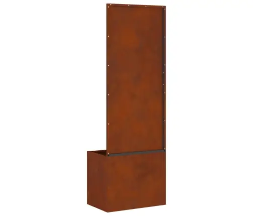 Dārza Privātuma Ekrāns Rūsa 50 X 140 Cm Novecināts Tērauds Vidaxl