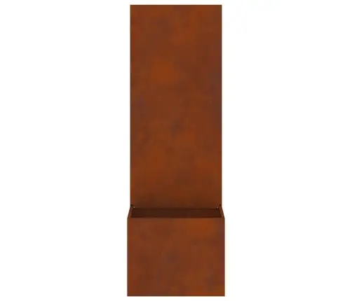 Dārza Privātuma Ekrāns Rūsa 50 X 140 Cm Novecināts Tērauds Vidaxl