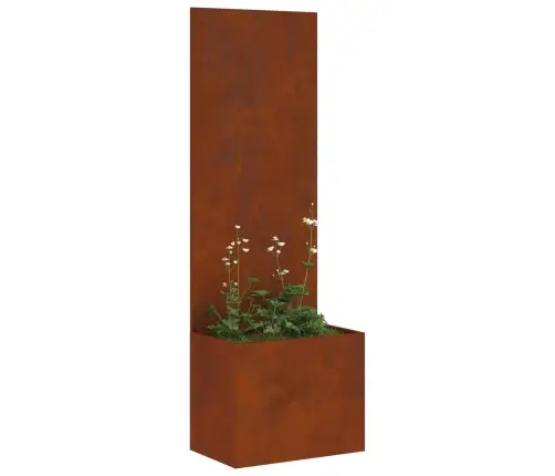 Dārza Privātuma Ekrāns Rūsa 50 X 140 Cm Novecināts Tērauds Vidaxl