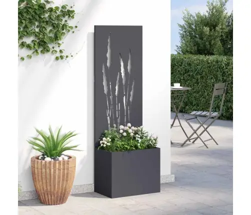 Sodo Privatumo Ekranas „Fretwork“ Antracitas 50 X 140 Cm