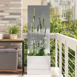 Sodo Privatumo Ekranas „Fretwork“ Sidabrinė 50 X 140 Cm