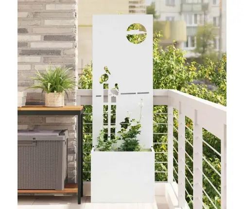 Sodo Privatumo Ekranas „Fretwork“ Balta 50 X 140 Cm